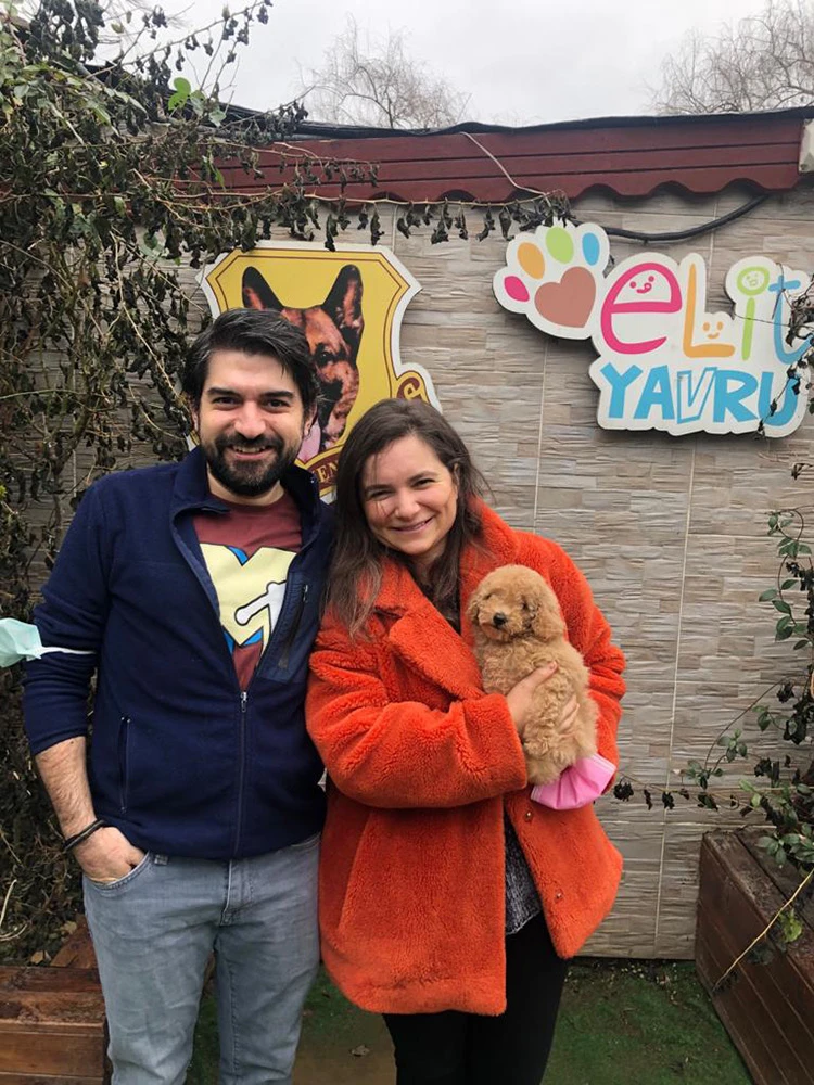 Nilay Hanım ve Aykut Bey Poodle dostları Linden'e kavuştu