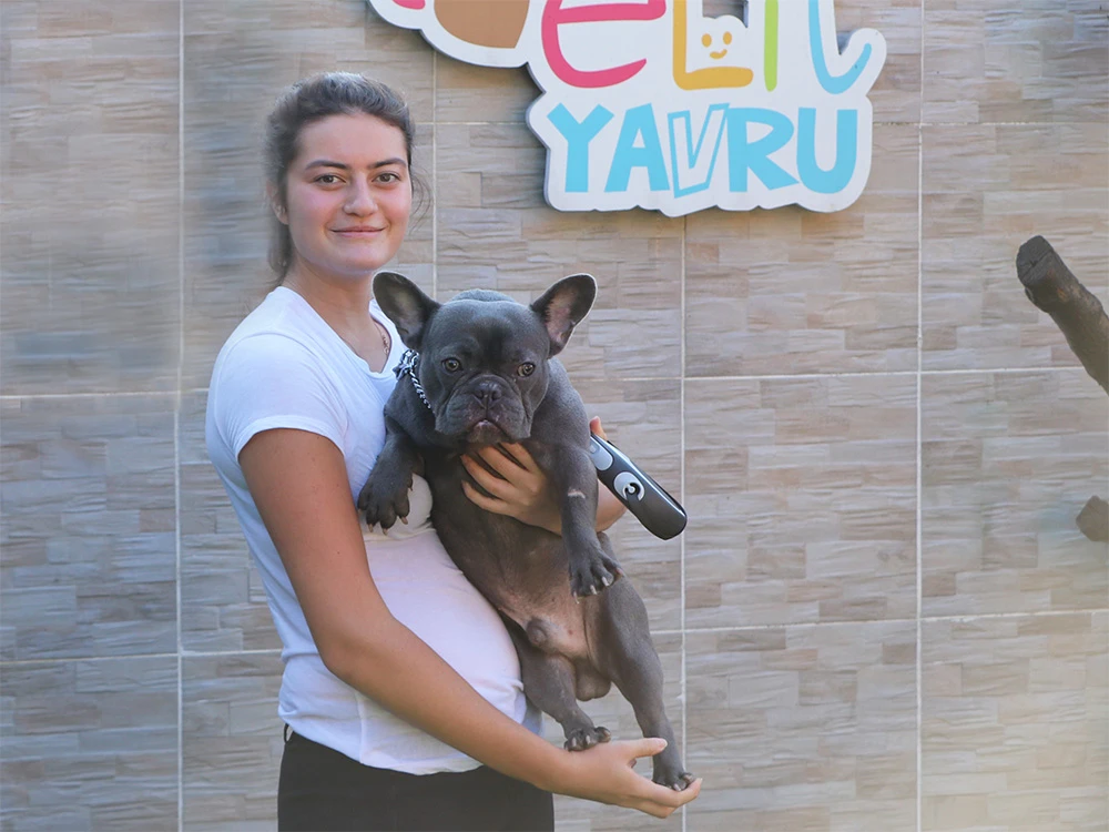 Semra Hanım, Blue French Bulldog yavrusuna kavuştu