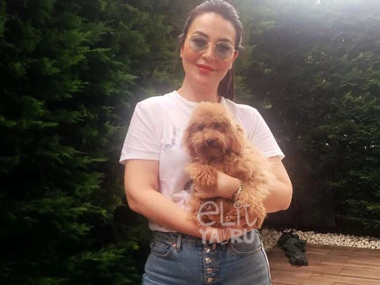 Sinem Ayan Poodle yavrusuna kavuştu